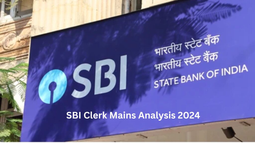 SBI Clerk Mains Analysis 2024